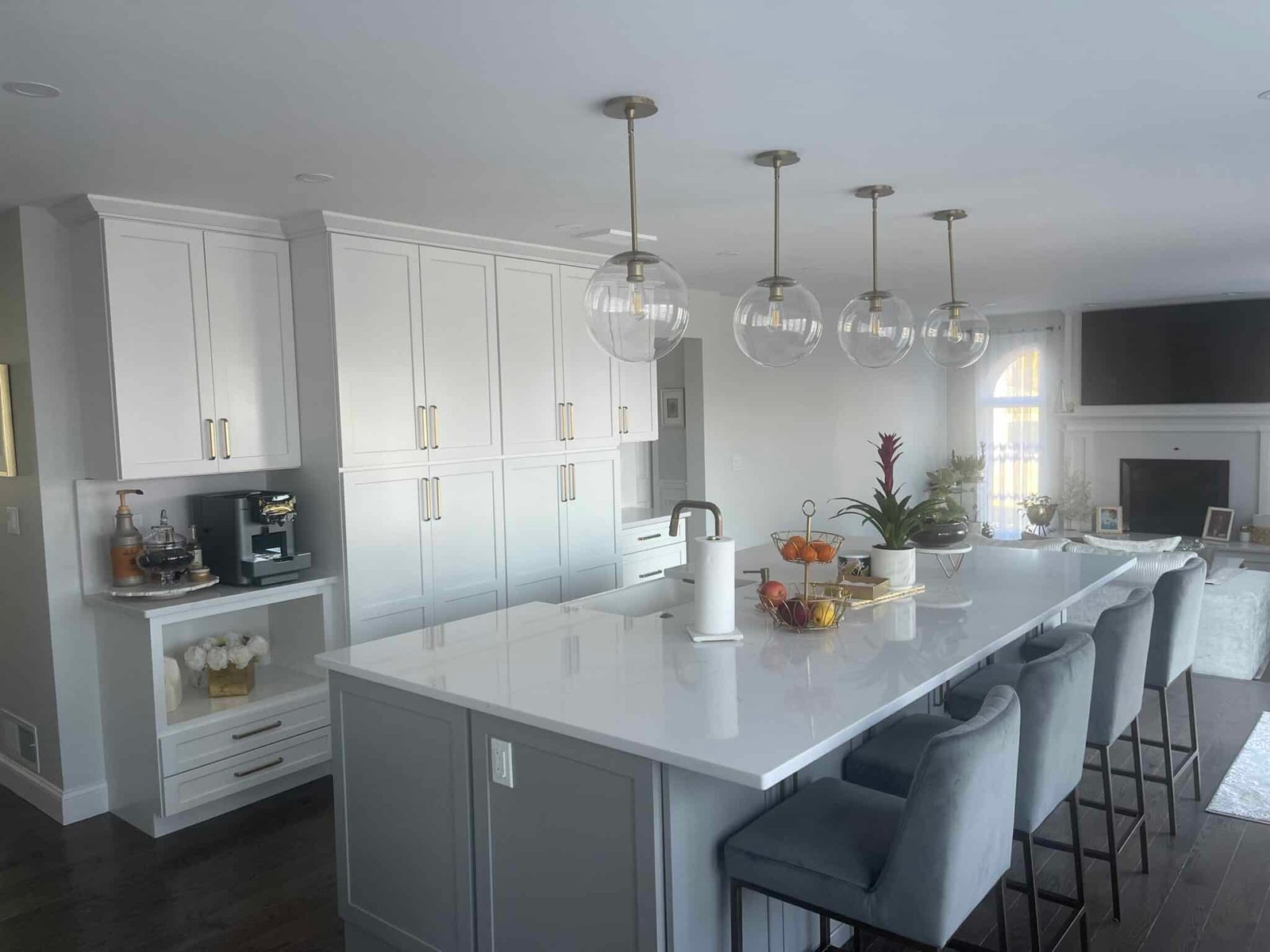 Modern Transitional Kitchen Remodel in Staten Island, NY by DURABILT GC Renovation and Remodeling Contractor — Project 1 project photo