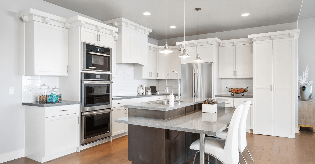 white dove kitchen cabinets