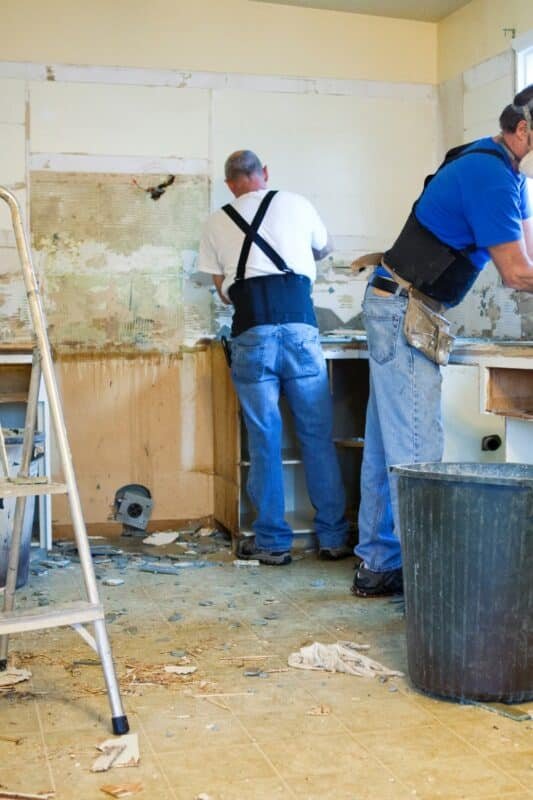 Kitchen Island Installation